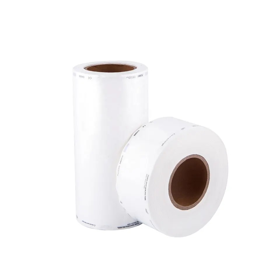 Customised Wholesale Medical Tyvek Paper Reel Heat Seal Flat Bags