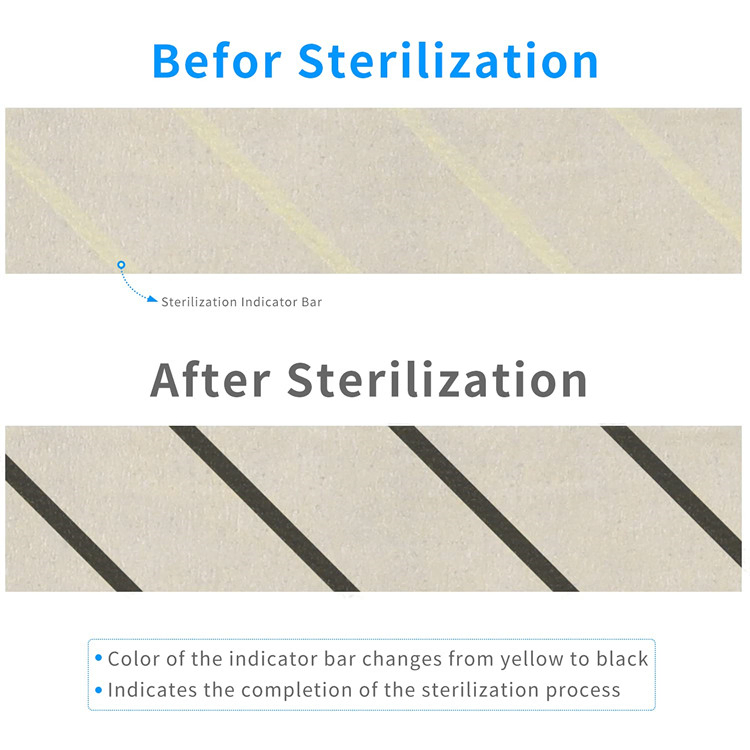 SJ Hospital Supplies Autoclave Medical sterilization Indicator Tape Steam Indicator Tape