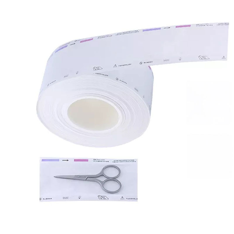 Factory Supply Surgical Disposable Medical Sterilization Pouch Flat Reel for Dental Packaging