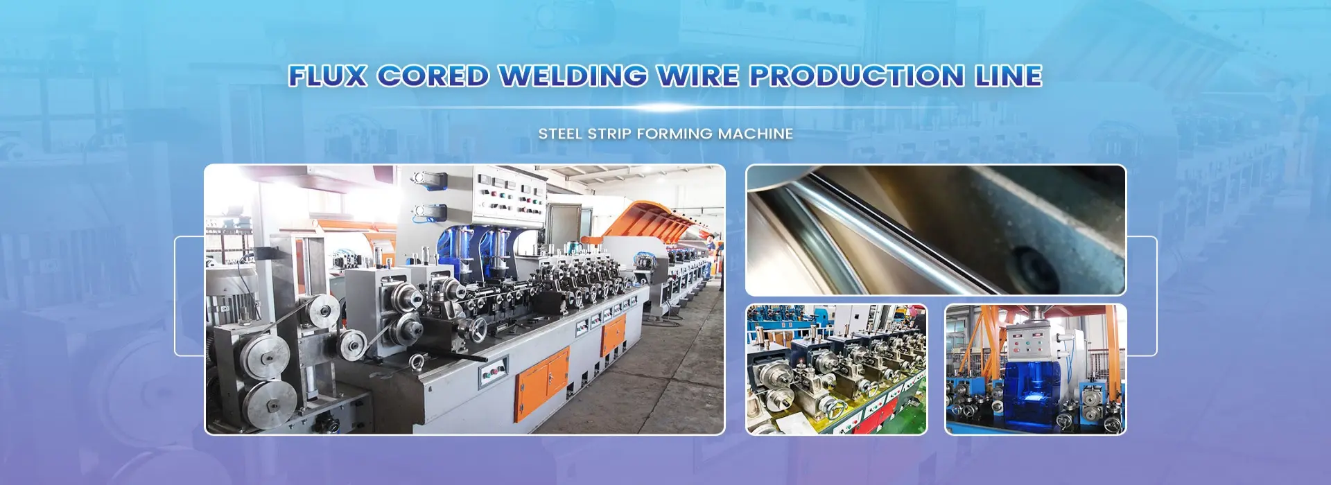 Welding wire forming machine production process