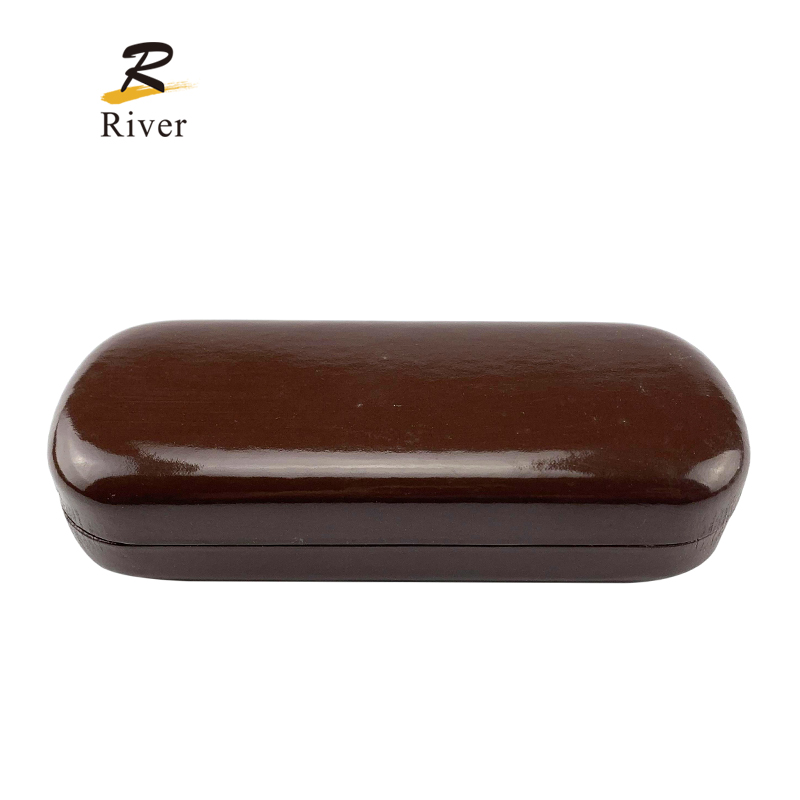 High-Quality  Metal Case RIC213 Custom Logo Hard Optical Eyeglass Case Metal and Leather Glasses Box Eyewear Accessories for Spectacles Supplier, Suppliers