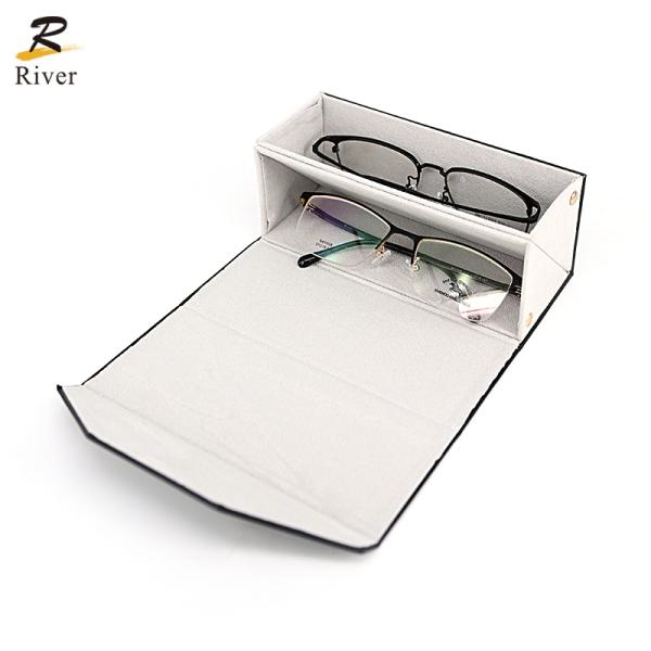Custom Glasses Storage Case Handmade With Protective Leather Material Supplier, Factory