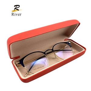 Custom Custom Logo PU Leather Glass Case, Elegant Eyewear Packaging Box Suppliers, Factories