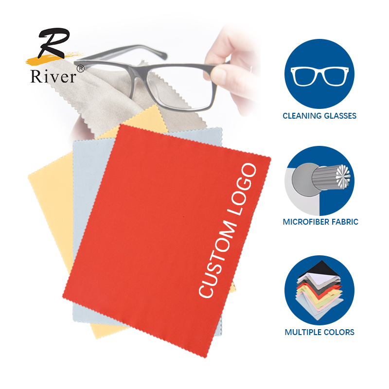 Custom 80% Polyester+20% Polyamide Microfiber Eyeglasses Cleaning Cloth Manufacturers, Suppliers
