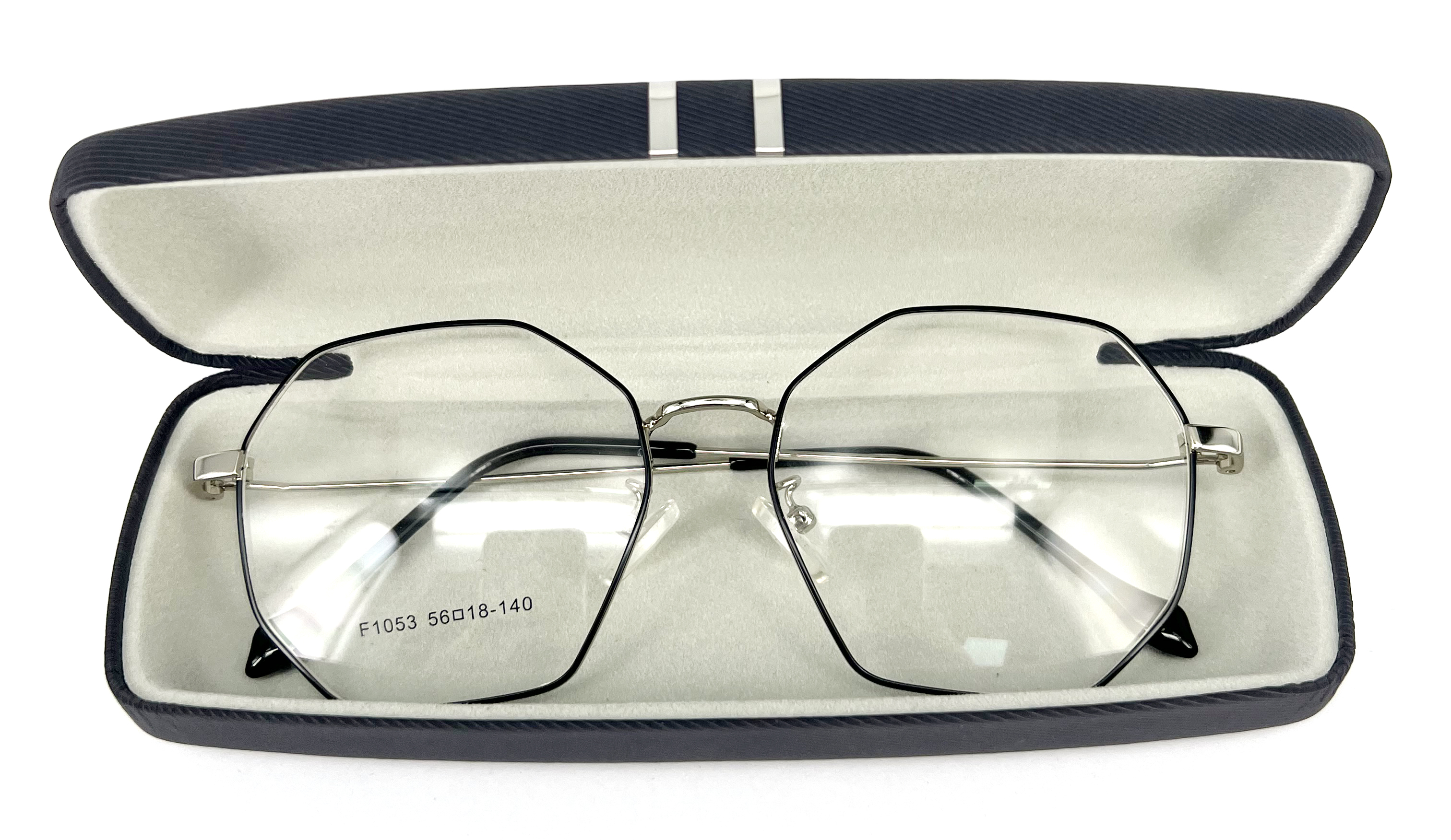High-Quality  Metal Case RIC2026 Metal Sunglasses Packaging Box Custom Logo Hard Optical Glasses Accessories Eyeglass Case Manufacturers, Factory