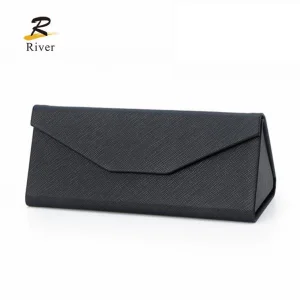 Custom Custom Logo Luxury Sunglasses Case In White Leather Manufacturers, Factory