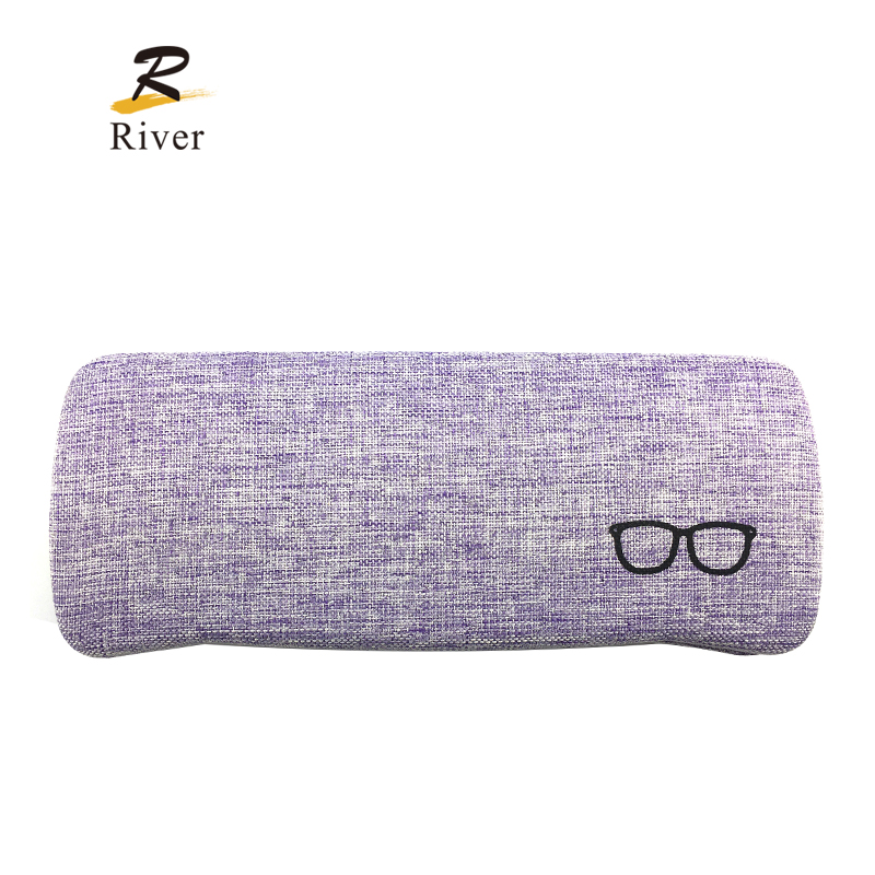 Custom Metal Case RICF35 Black Glasses Case Box Fashionable Eyeglasses Case Hard Cases Glasses Manufacturer, Factories