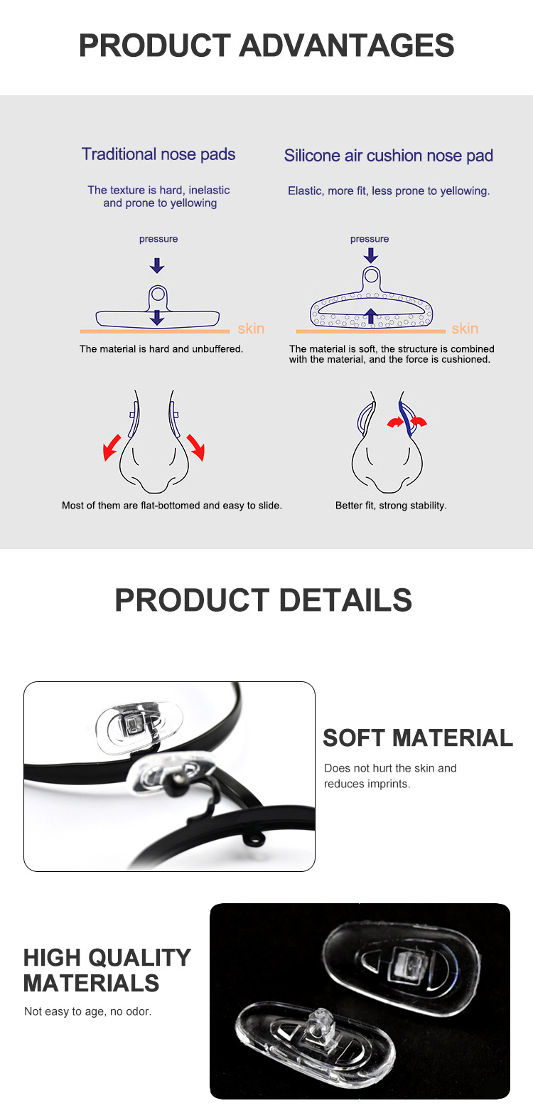 Silicone Nose Pads View 3