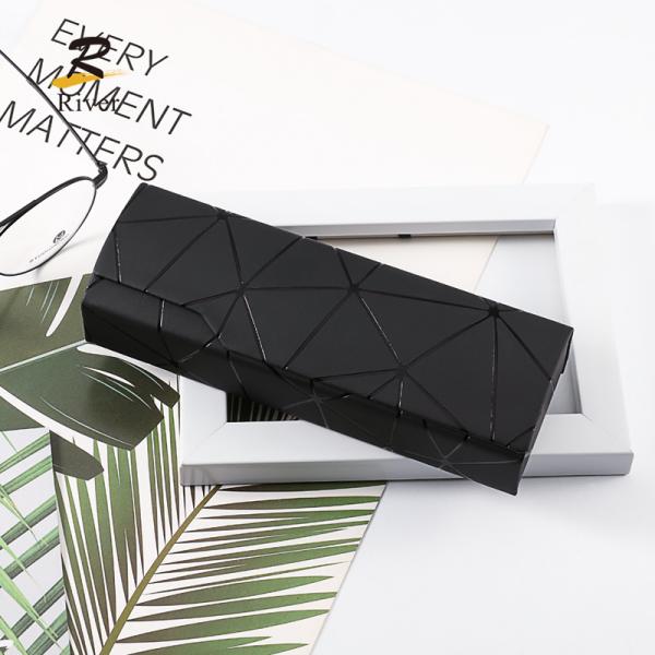 High-Quality Semi Hard Customized Glasses Case With PU Leather Exterior Supplier, Factories