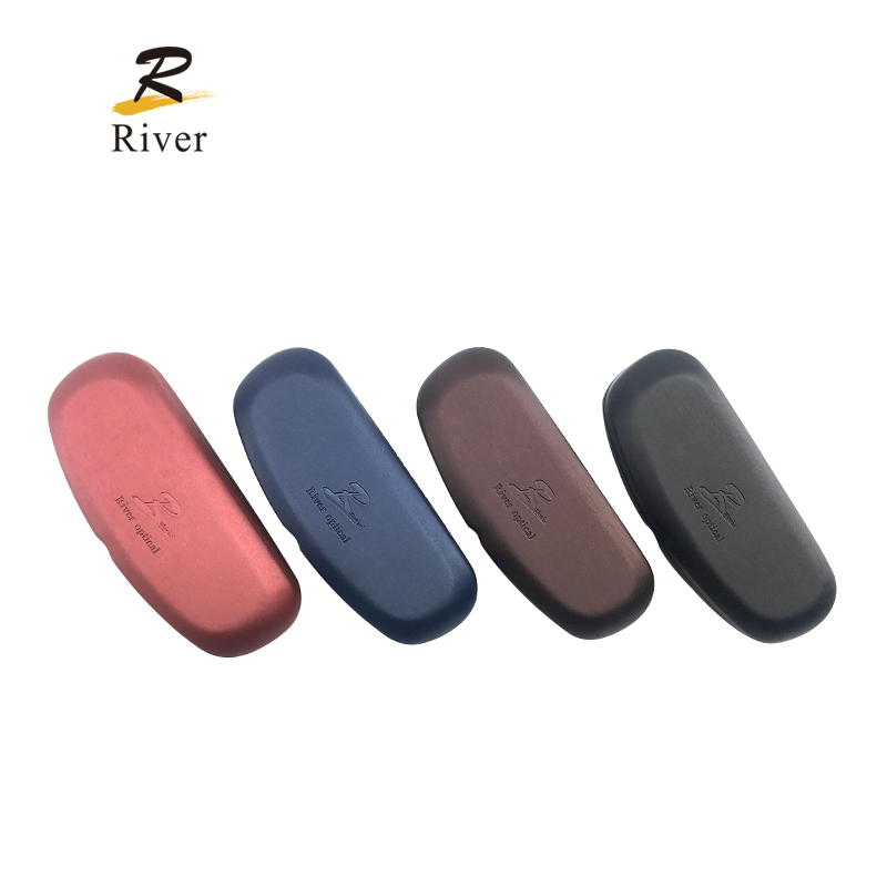 Custom Metal Case RICTL2052 Hot Selling Sunglasses Packaging Gift Box Eyeglasses Accessories Hard Metal Optical Eyewear Box Glasses Case Supplier, Factories