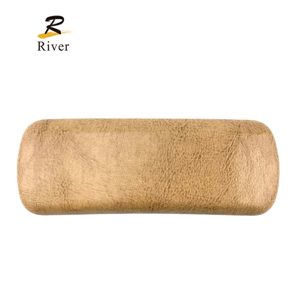 Custom Retro Style Leather Glass Case, Elegant Eyewear Storage Solution Suppliers, Factory