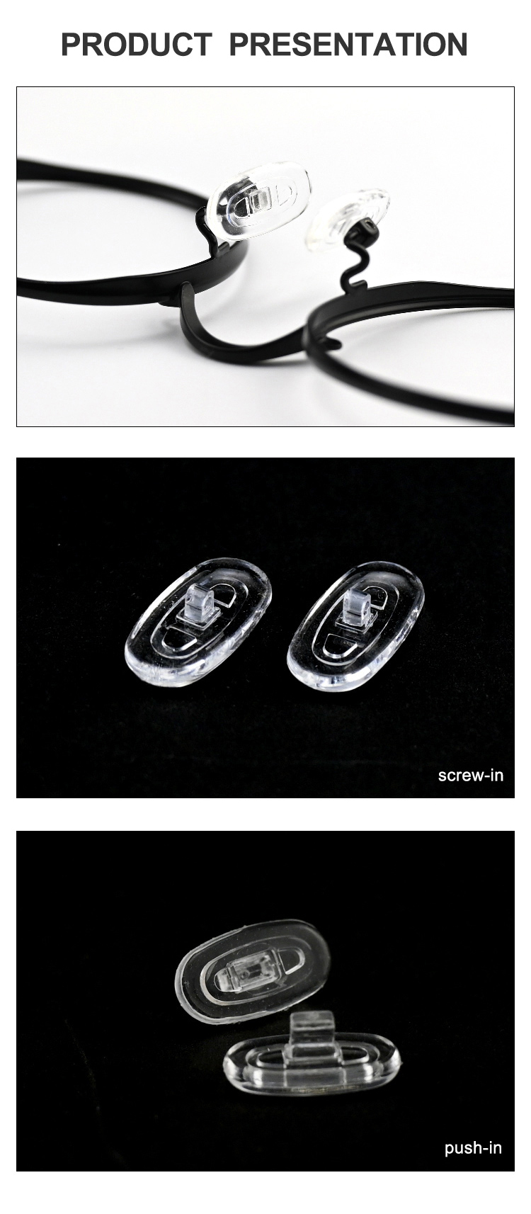 Soft Anti-Slip Silicone Nose Pads Details