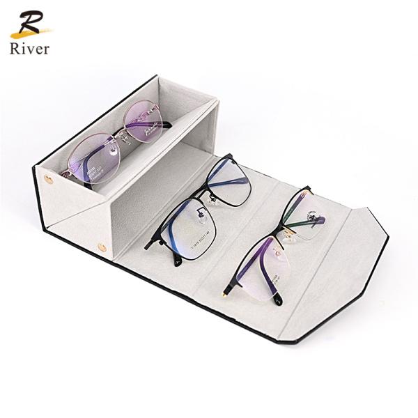 Custom Glasses Storage Case Handmade With Protective Leather Material Supplier, Factory