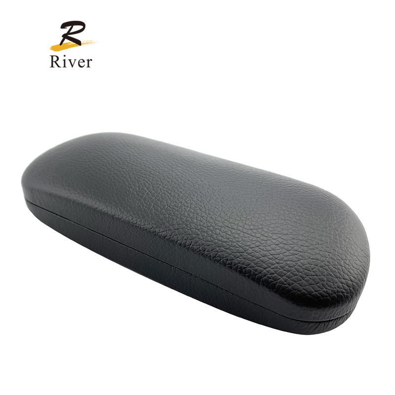 High-Quality Metal Case RIC256 Glasses Black Glasses Case Box Sunglasses Custom Logo Supplier, Factory