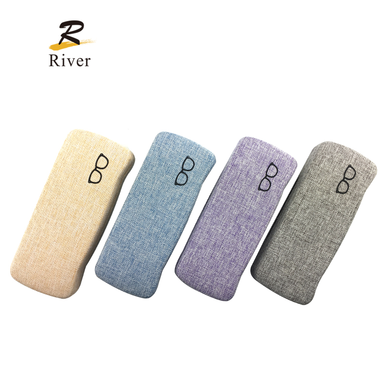 Custom Metal Case RICF35 Black Glasses Case Box Fashionable Eyeglasses Case Hard Cases Glasses Manufacturer, Factories
