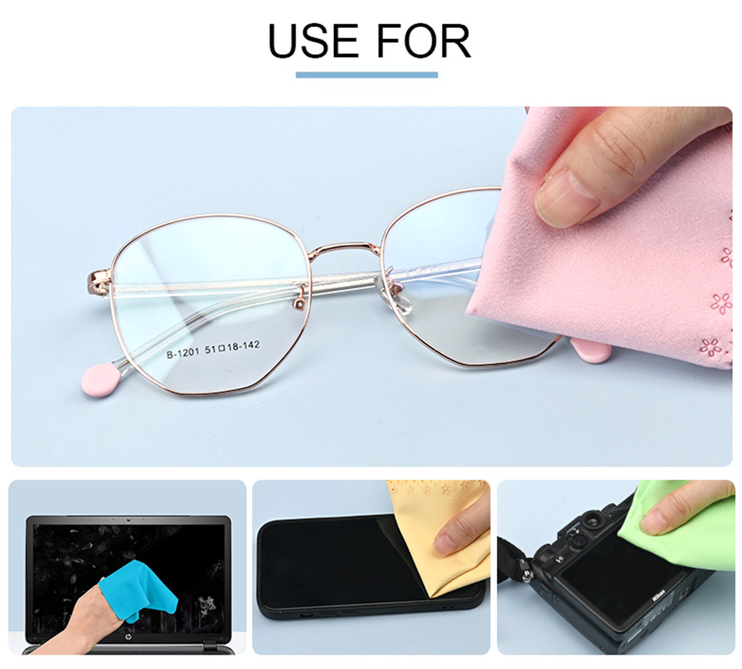Glasses cleaning cloth showcase 2