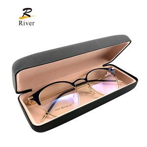 Custom Custom Logo PU Leather Glass Case, Elegant Eyewear Packaging Box Suppliers, Factories