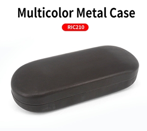 RIC210 Metal hard glasses case view 1