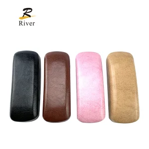 Retro Style Leather Glass Case