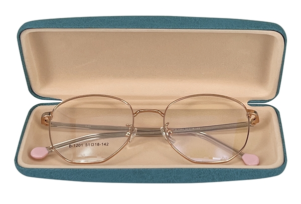 High-Quality Litchi Texture Leather Glass Case, Fashionable Eyewear Storage Suppliers, Factories