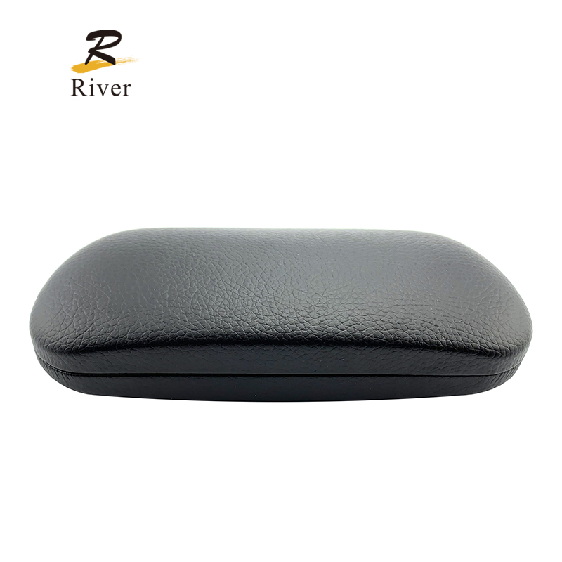 High-Quality Metal Case RIC256 Glasses Black Glasses Case Box Sunglasses Custom Logo Supplier, Factory