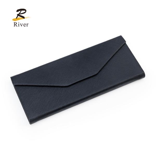 Custom Custom Logo Luxury Sunglasses Case In White Leather Manufacturers, Factory