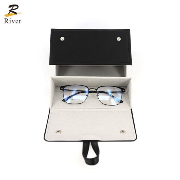 High-Quality Custom Logo Luxury Eyeglasses Case In Elegant Leather Design Manufacturers, Supplier