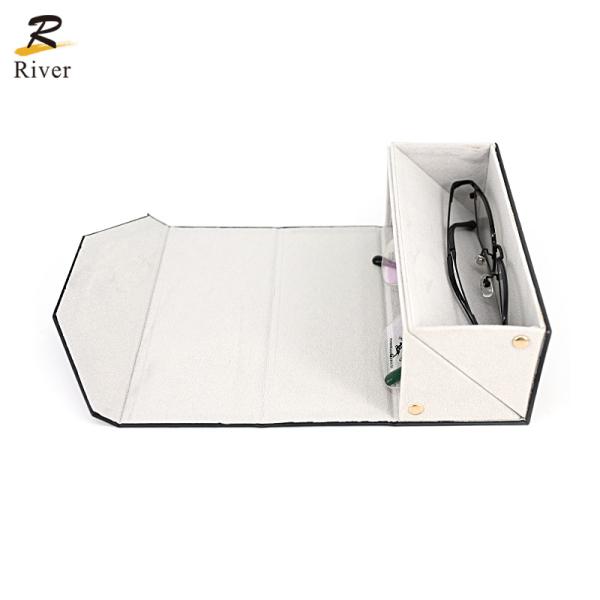 Custom Glasses Storage Case Handmade With Protective Leather Material Supplier, Factory