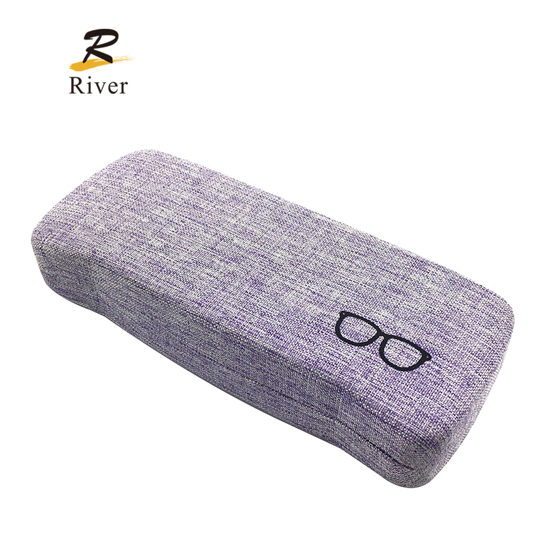 Custom Metal Case RICF35 Black Glasses Case Box Fashionable Eyeglasses Case Hard Cases Glasses Manufacturer, Factories