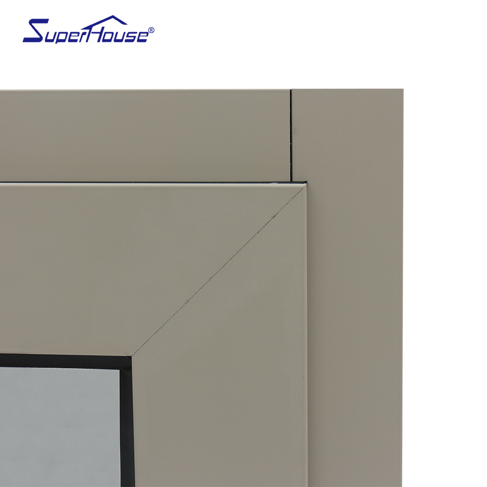 Superhouse Customized Aluminum Alloy Awning Laminated Tempered Glass Fiberglass Horizontal Chain Winder Awning Window