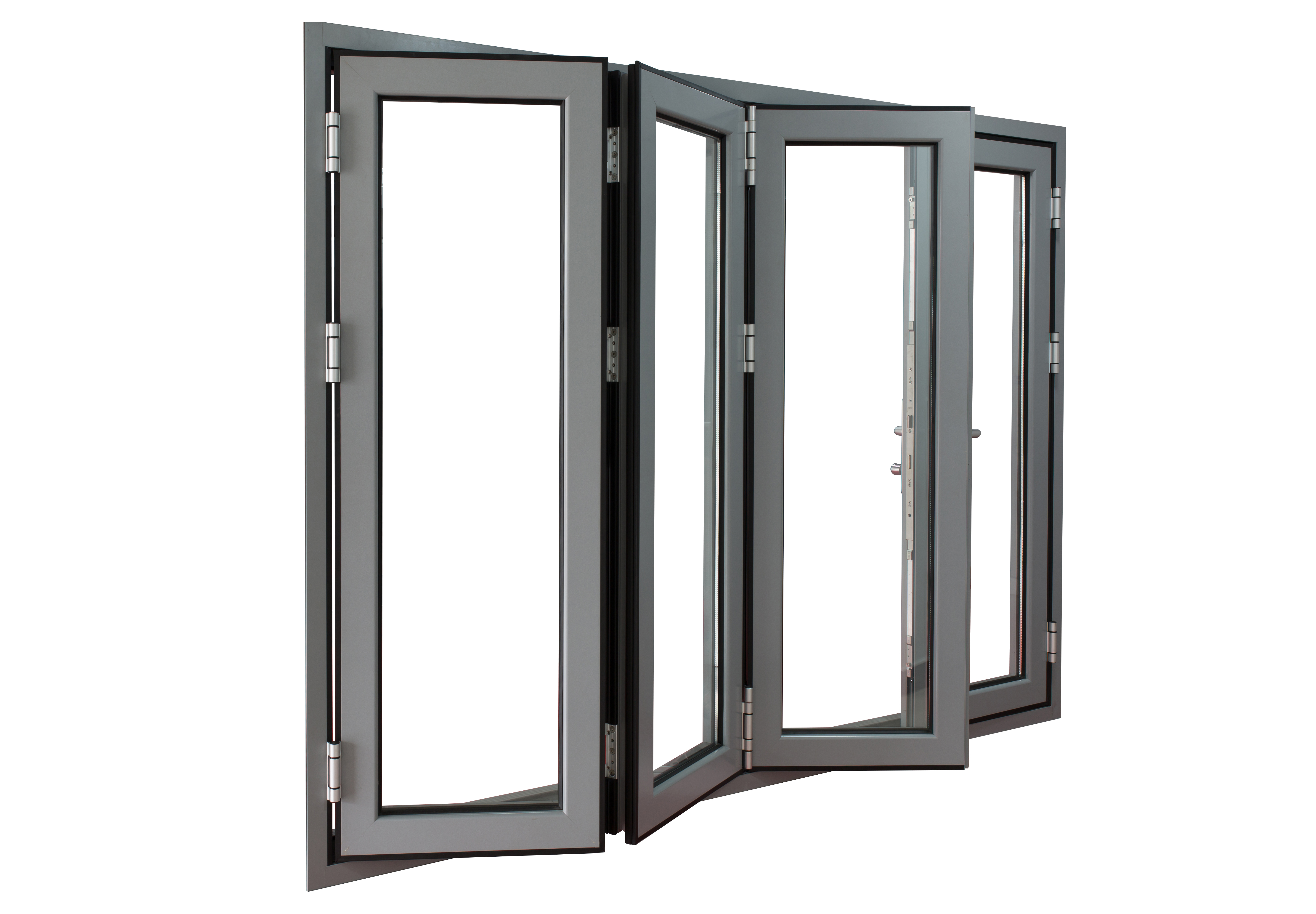 Australia CodeMark Approval Aluminum Bi-Fold Door D2015 Powder Coated Thermal Insulation Anti-Salt Coastal Villa Balcony Entry