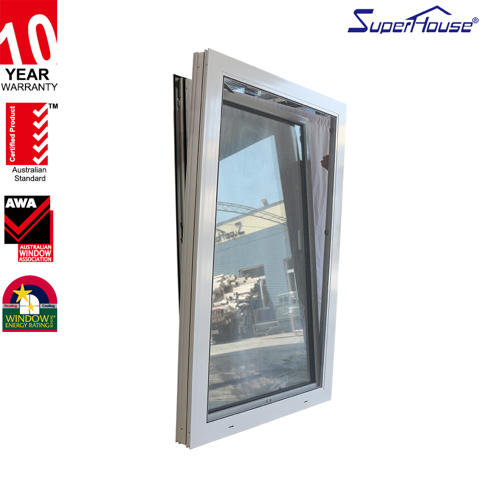 Modern Sleek Design Heavy Duty Custom Aluminum Hurricane Proof Tilt and Turn Window Thermal Break Aluminum