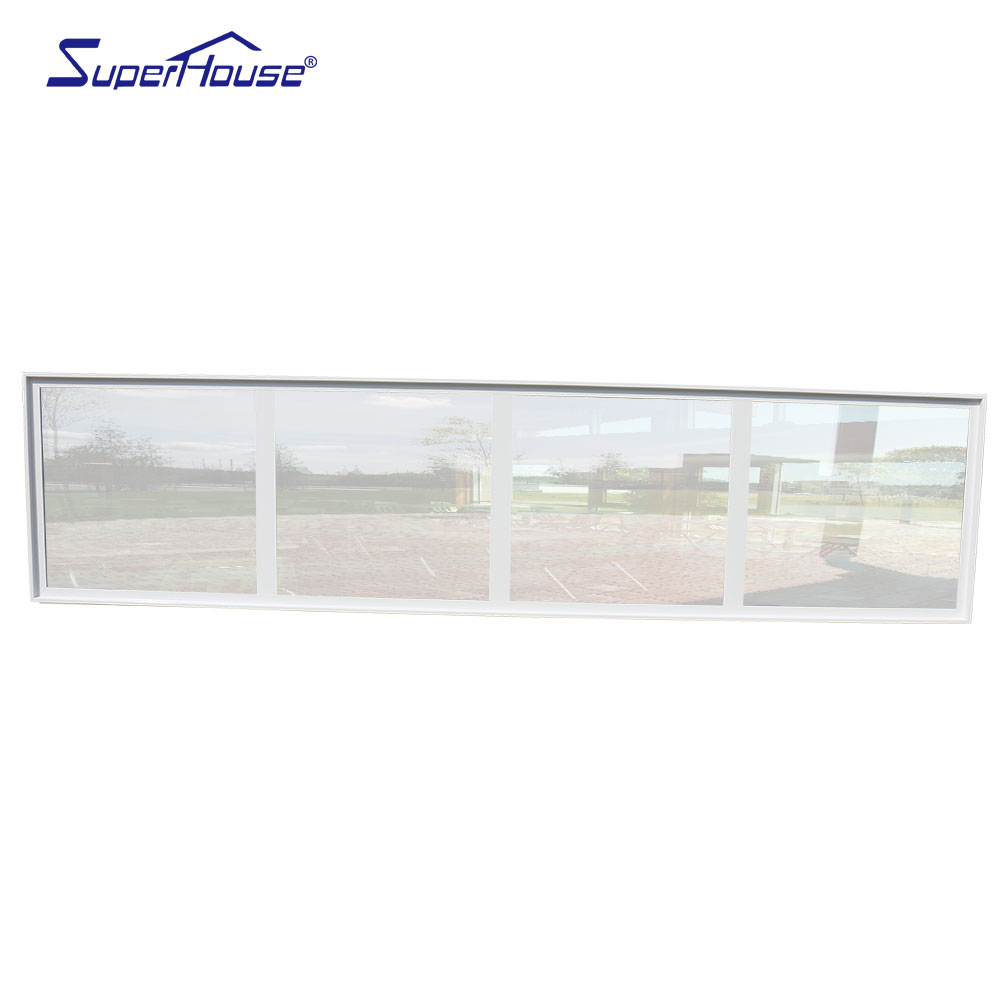 Customized Aluminum Modern Style Exterior Soundproof for Commerical Building Exterior Aluminum Fixed Window