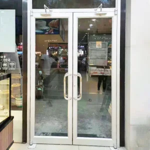 Commercial Aluminum Smart Entrance Door