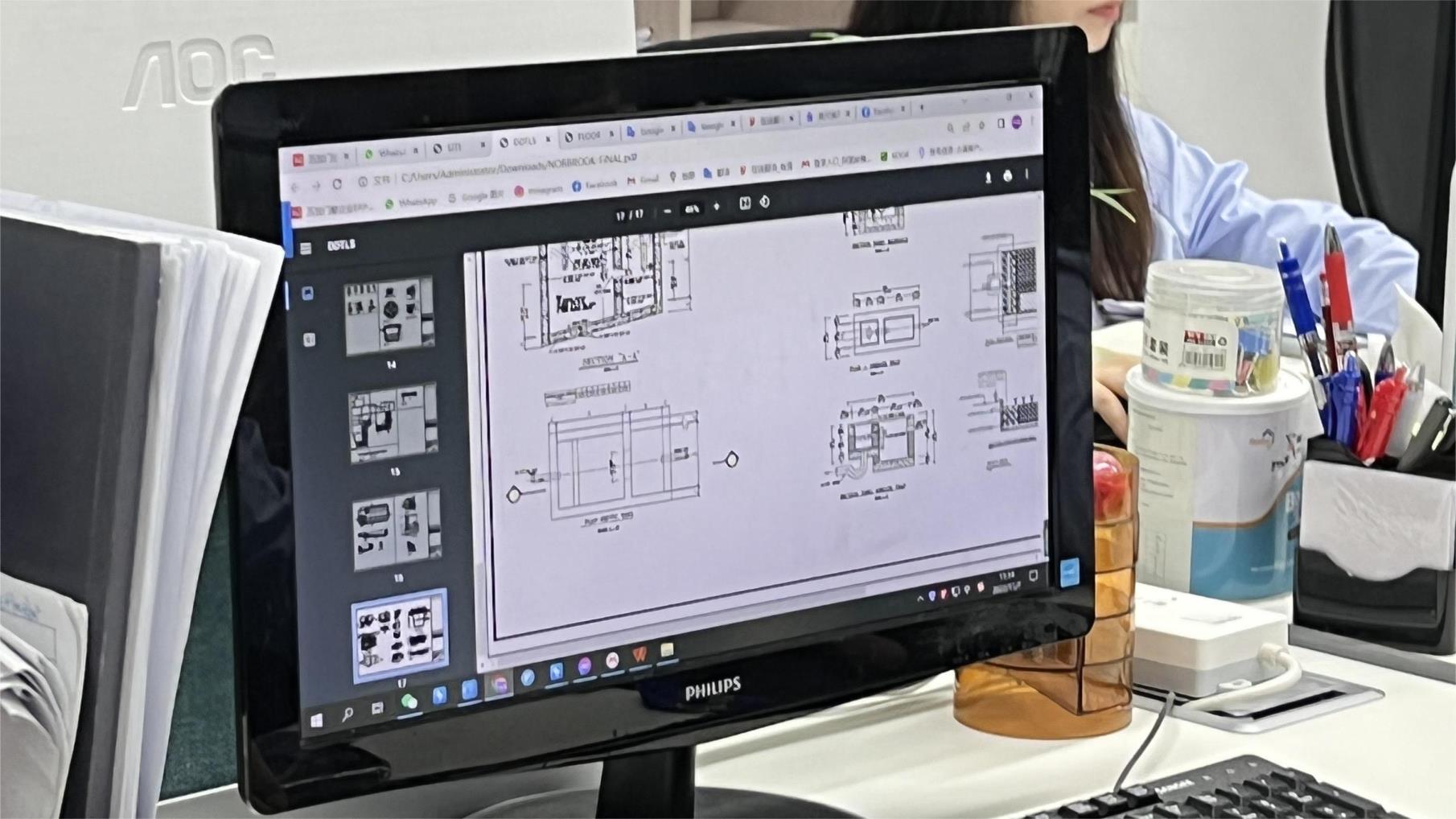 CAD Drawing Development for Door Profiles