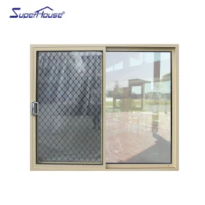 Double Tempered Glass Aluminum Sliding Door