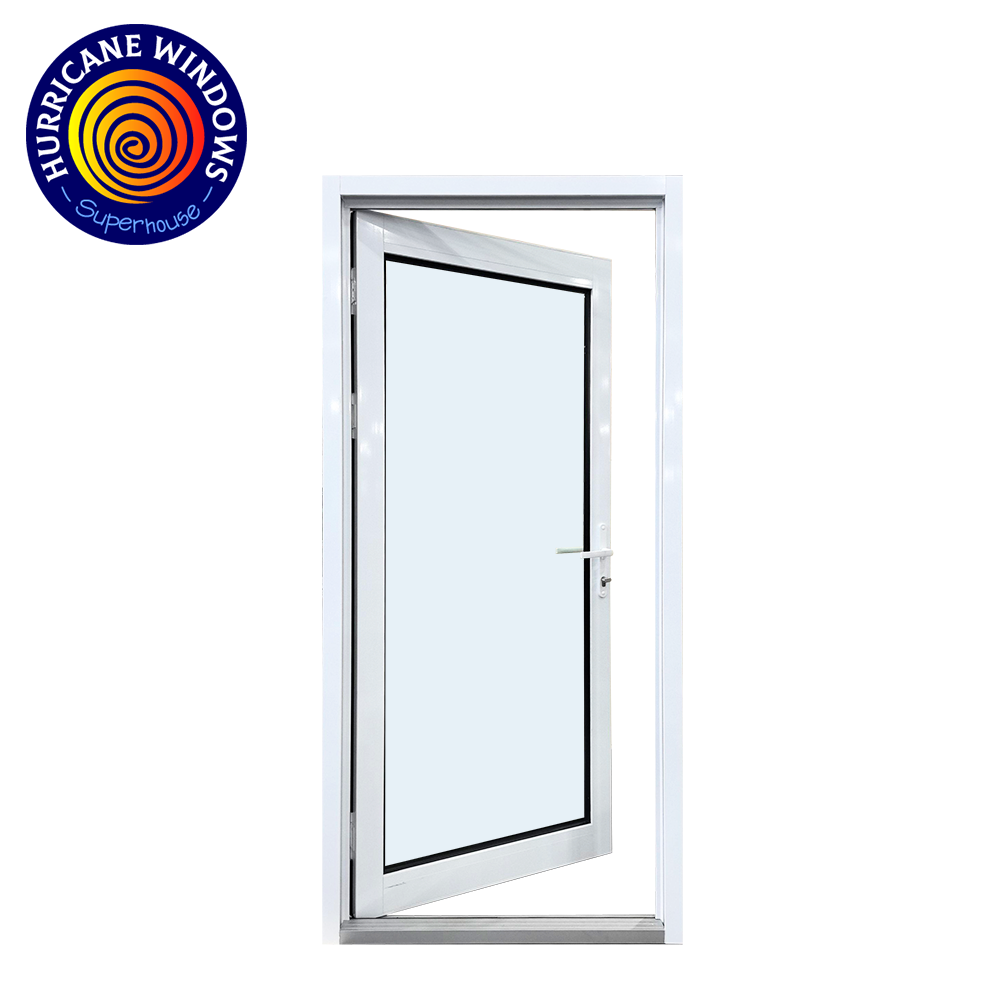 New Design Hurricane Impact Series Aluminum Front Entry Door Cheap Price Exterior Security Entrance Door for House Villa