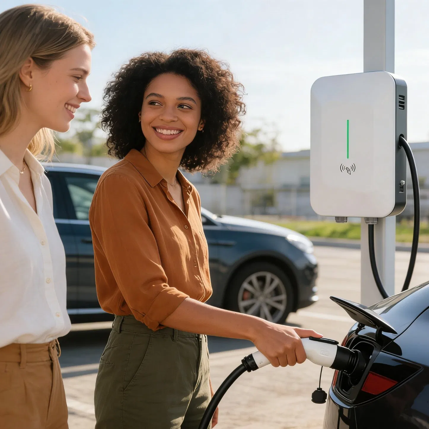 Nacs Compatible 22kw AC EV Charger for Us Market with Owners Support