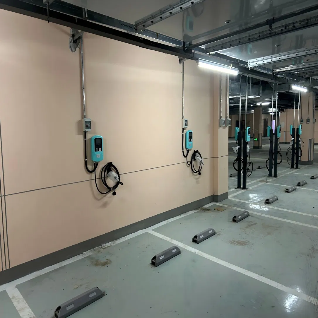 New-Style Technology Industry Leading Shopping Mall 7kw AC EV Electric Vehicle Car Charge Charging Station Charger