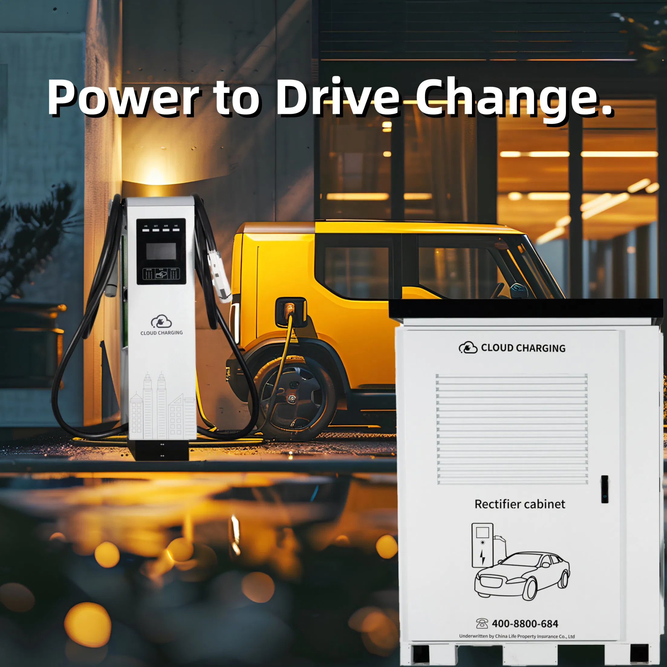 Cloudcharge High Satisfaction Shopping Mall 240kw 320kw 360kw 480kw 600kw DC EV Electric Vehicle Car Split Charger Charge Charging Station