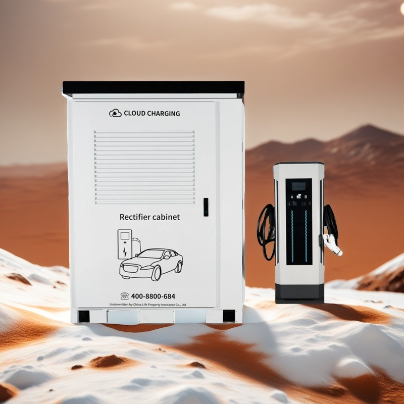 Durable Fast Quick Super Shopping Mall 600kw DC EV Electric Vehicle Car Liquid Cooled Split Charger Charge Charging Station