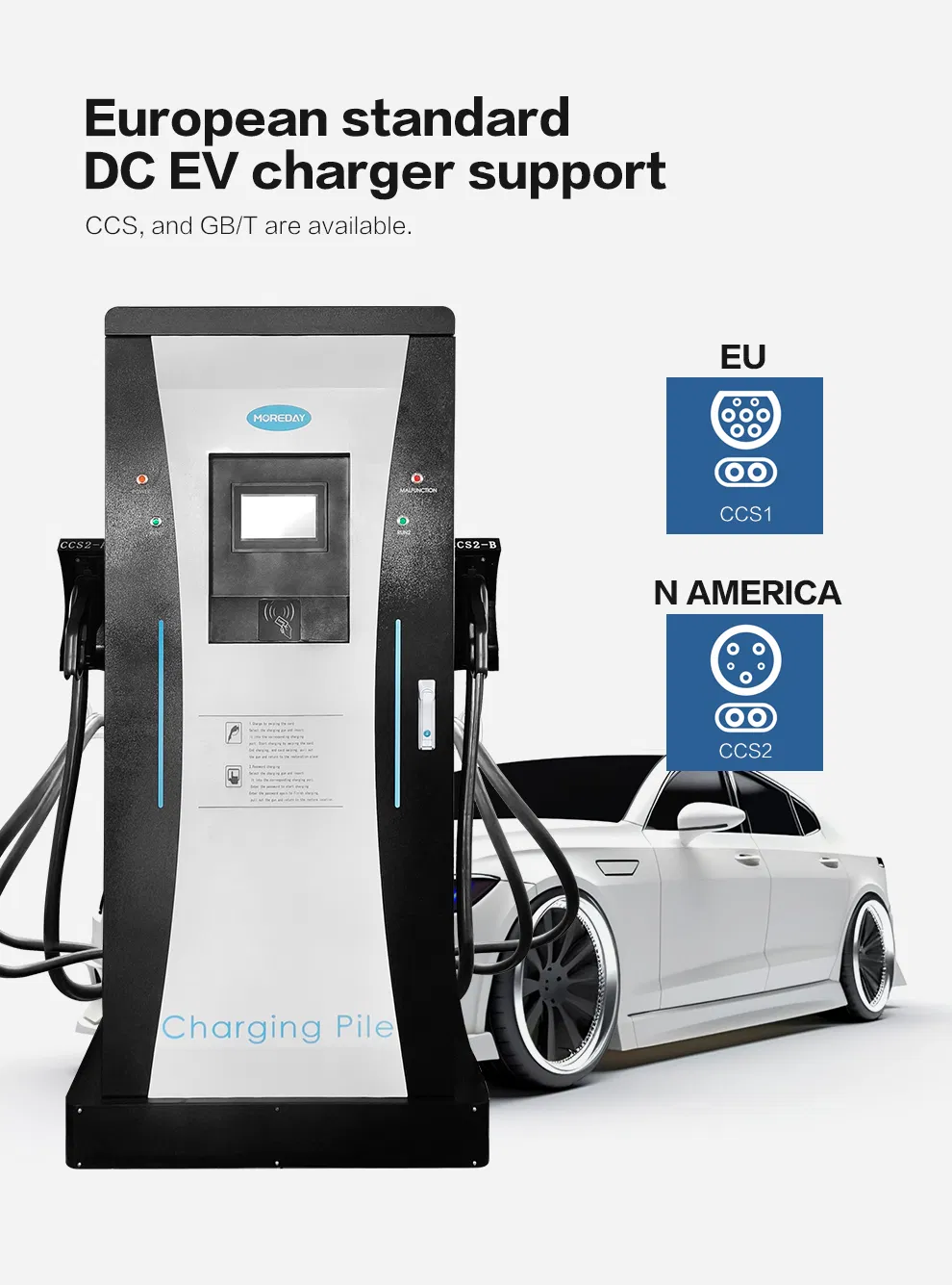 160kw 180kw 240kw Fast DC EV Charger Pile for Electric Vehicle Highway Charging Station