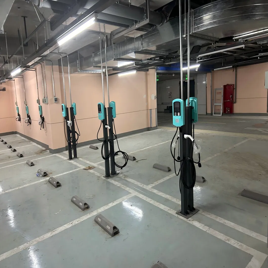 New-Style Technology Industry Leading Shopping Mall 7kw AC EV Electric Vehicle Car Charge Charging Station Charger