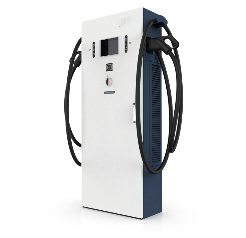 60kw Compact Industrial DC EV Charger CCS2/Gbt for Urban Charging Hubs