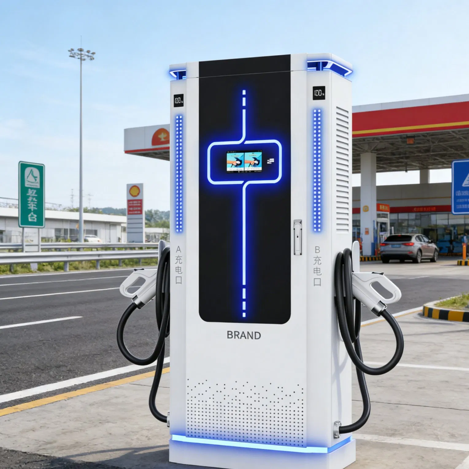 Compact Wall Mount EV Charger for Urban Apartments Charging Station