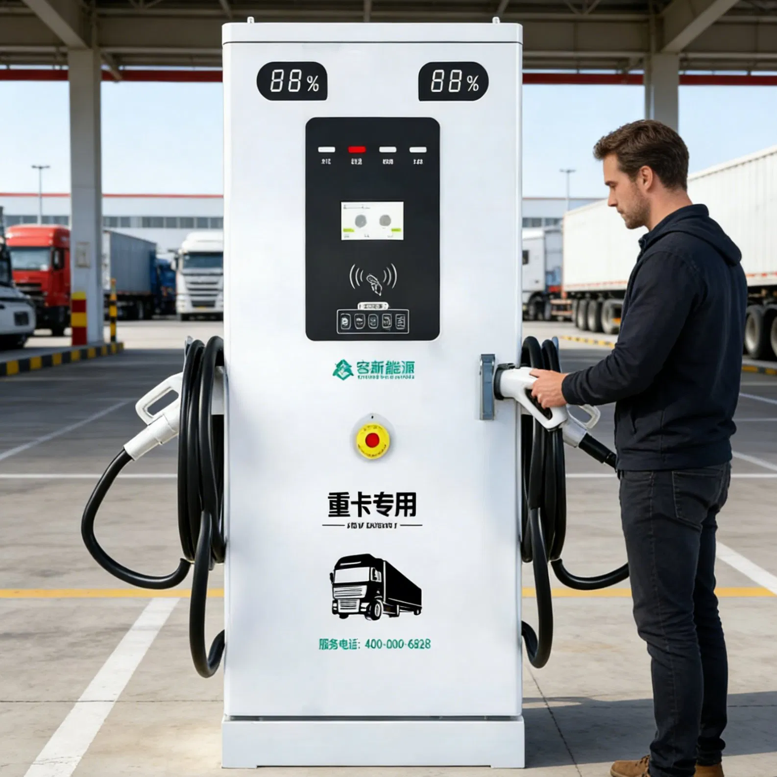 Fast EV Charger European Shopping Centre Charging Station