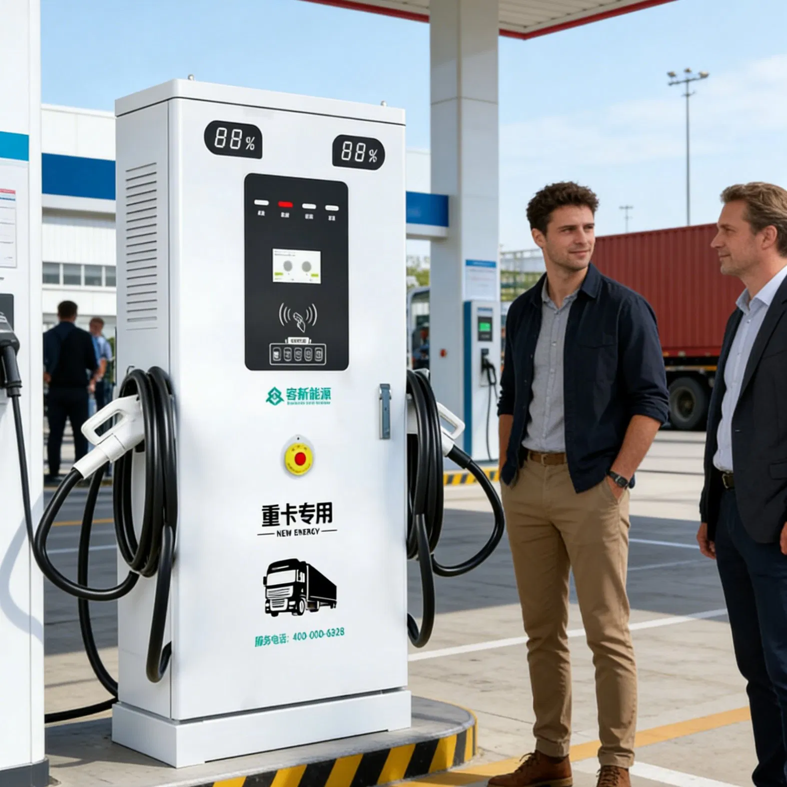 Fast Charging EV Charger European Urban Charging Station