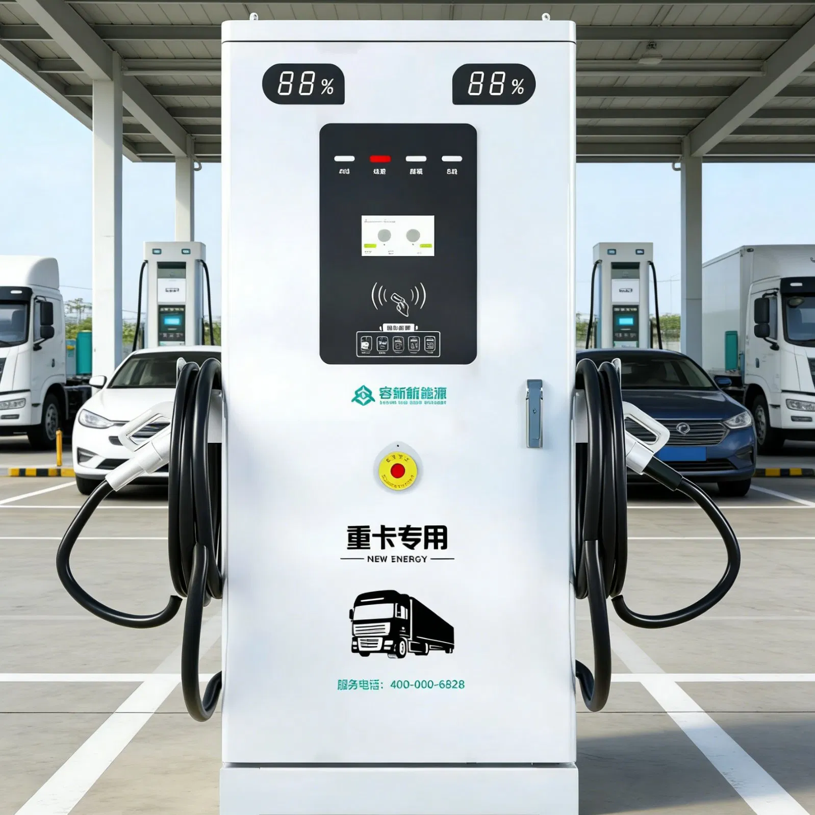 Fast Charging EV Charger European Urban Charging Station