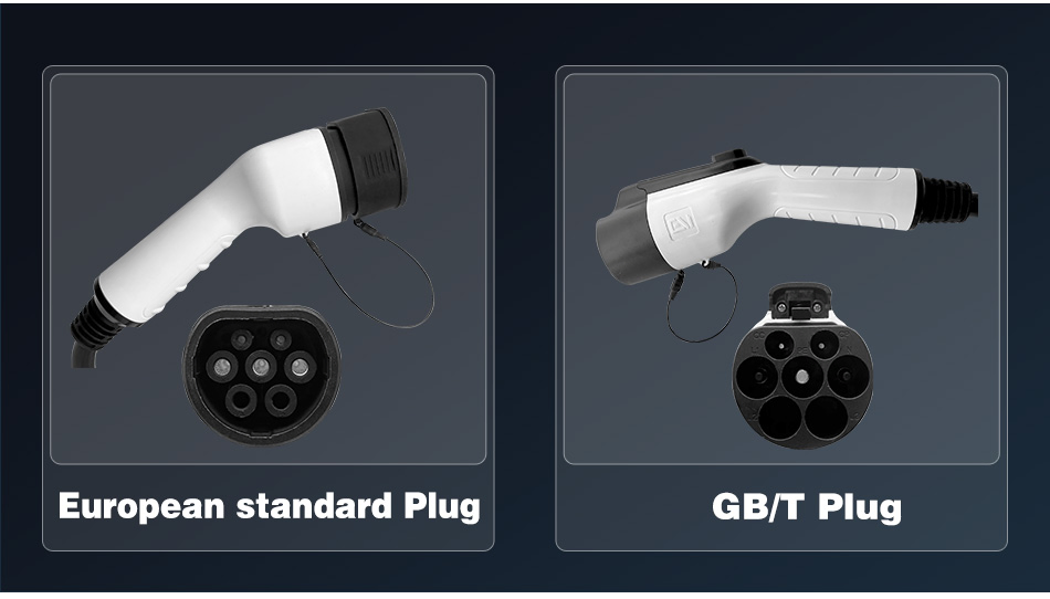 J1772 to Gbt EV Charging Connector Type 2 Adapter 32A