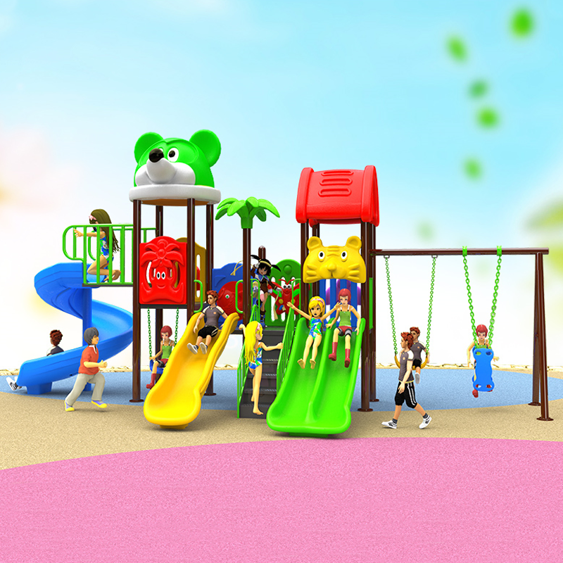 Small Custom Kindergarten Outdoor Slide Amusement Equipment for Parks Communities